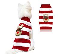 DELIFUR Suéteres navideños con Renos para Perros Suéteres para Perros Año Suéter navideño Ropa para Mascotas para Perros pequeños y Gatos (XXL)