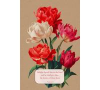 Delight Thyself in the Lord, Psalm 37:4 Floral Lined Journal for Christian Women