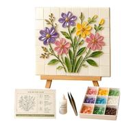 Delightful Mosaic Craft Kit Glass Art Kit DIY Flower Bird Sunlight Catcher