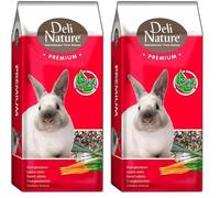 DELINATURE Mixtura Premium para Conejos Enanos (Paquete de 2)