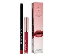 Delineador De Labios Con Tinte,Set De Delineador De Labios Con Brillo Y Tinte | Kit De Modelado Para Mate - Para Mujeres, Niñas, Invierno, Exterior, Cita, Viaje, Fiesta
