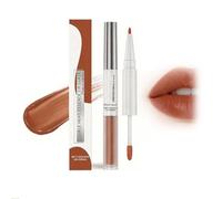 Delineador de Labios Essence de Doble Punta Y Lápiz Brillante, Maquillaje de Labios Fácil, Delineado de Labios Preciso, Corrección de la Forma de Los Labios, Acabado Delicado(#1,4pcs)