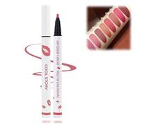 Delineador de labios líquido de larga duración, marcador de manchas de labios mate multifuncional, delineador de labios impermeable 2 en 1, impermeable de secado rápido (7#, Delineadores labiales)