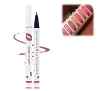 Delineador de labios líquido de larga duración, marcador de manchas de labios mate multifuncional, delineador de labios impermeable 2 en 1, impermeable de secado rápido (3#, Delineadores labiales)