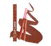 Delineador de Labios Marrón Rojizo, Acabado Mate, Pigmentado, Resistente Al Agua, Duradero, de Secado Rápido, Fácil de Aplicar(Reddish brown,1pcs)