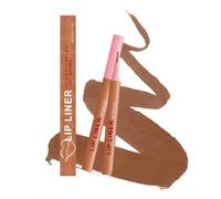 Delineador de Labios Resistente Al Agua de Color Marrón Claro, Acabado Mate, Pigmentado, Duradero, de Secado Rápido, Fácil De Aplicar, Define la Forma de Los Labios(5pcs)