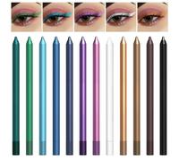 Delineador de Ojos, 12 Colores Eyeliner Set, Delineador de Ojos, Lápiz Delineador Líquido Mate, Perdurable Y Antimanchas para Halloween Cosplay, Crea un Maquillaje de Ojos Exquisito
