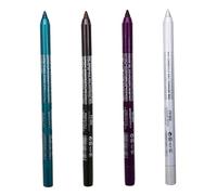 Delineador de ojos con purpurina, lápiz delineador de ojos, 4 piezas, 4 colores, perla a prueba de manchas, brillo de larga duración, 8, 5 g, lápiz de sombra de de maquillaje impermeable, estilo