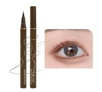 Delineador de ojos de Colores de Marrón, Larga Duración Lápiz de Ojos Líquido, Waterproof Eyeliner Ink Liner con Punta de Fieltro Ultraprecisa para Crea un Maquillaje de Ojos Que no se Pueda Ignorar