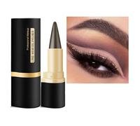 Delineador de ojos de secado rápido, 2024 último lápiz delineador de ojos negro resistente al agua, sombra de ojos resistente al agua para un maquillaje de ojos duradero diario (marrón claro)
