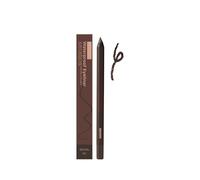 Delineador de ojos impermeable Duo Sharpenable, lápiz de cejas y delineador de ojos 2 en 1, larga duración y antimanchas, suave y fácil de colorear, alto rendimiento de color (marrón)