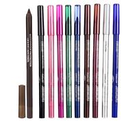 Delineador de ojos impermeable, lápiz de sombra de ojos brillante, lápiz de maquillaje a prueba de manchas, barra de color de ojos de larga duración, herramienta de belleza portátil, para artistas