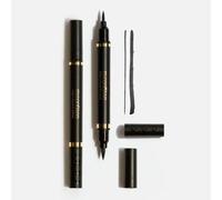 Delineador de ojos líquido D.A.D Define Art de Mirenesse Cosmetics, 2 en 1, grueso y fino, 24 horas, negro brillante (1,4 ml)