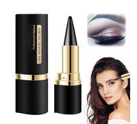 Delineador de ojos resistente al agua, 2024, 3 g, resistente a las manchas, lápiz de secado rápido, sombra de ojos pigmentada de larga duración para ojos ahumados exitosos (negro)
