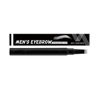 Delineador de pelo masculino a prueba de sudor, marcador de aseo de puntas, aplicador de cosméticos de 0.59 x 4.45 pulgadas para sombreado, protector de relleno de crema, rutina de viaje