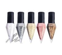Delineador de sombras maquillaje purpurina impermeable 5 colores