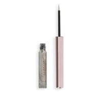 Delineador l quido Super Flick de Makeup Revolution, altamente pigmentado, plateado, 0.08 onzas l quidas