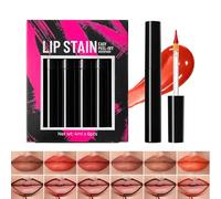 Delineador Labial Peel Off Efecto Tinte - Juego De Delineador Labial - 6 Unidades Antimanchas Alta Pigmentación para Mujer Regalos Novia Hermana Familia Amigas