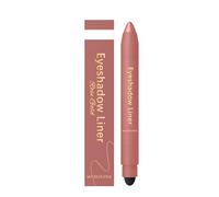 Delineador y Sombra de Ojos 2 en 1: Una exquisita sombra de ojos, resistente al agua y a las manchas, de larga duración, suave y fácil de aplicar, ideal para mujeres. (Oro Rosa)