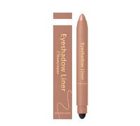 Delineador y Sombra de Ojos 2 en 1: Una exquisita sombra de ojos, resistente al agua y a las manchas, de larga duración, suave y fácil de aplicar, ideal para mujeres. (Champán)