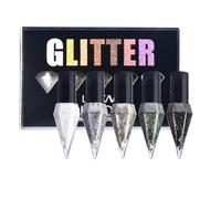 Delineadores líquidos con purpurina Precise Brush Fórmulas a prueba de manchas, delineador de ojos brillante, ideal para fiestas y uso diario, maquillaje de ojos a prueba de manchas