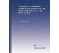 Delineation of clustered points in two dimensions by measuring perimeters of convex hulls