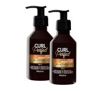 Deliplus Curl Perfect Gel Activador de Rizos, Fijación Media, con Aceite de Coco, Pack 2 x 200 ml