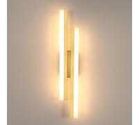 DELIPOP Aplique Pared Interior LED, 18W Lámpara de Pared Moderna, Blanco Cálido 3000K Luz de Pared Interior para Salón, Dormitorio, Estudio, Comedor, Pasillo