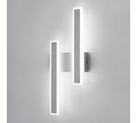 DELIPOP Aplique Pared Interior LED, 32W 3600LM Blanco Lámpara de Pared Moderna, Blanco Frío 6500K Luz de LED Interior para Dormitorio, Sala de Estar, Cocina, Pasillo