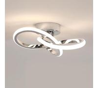 DELIPOP Lamparas de Techo, Diseño Forma de Flor Modernas Plafon LED 22W, Luz Natural 4500K Luz de Techo para Dormitorio Cocina Sala de Estar Pasillo Comedor Balcón