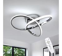 DELIPOP Plafon LED Techo Regulable, 36W Lámpara de Techo con Mando a Distancia 3000K-6500K, Diseño Forma de Flor, Moderno Luz de Techo para Salon Dormitorio Comedor