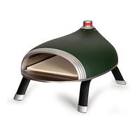 DeliVita Diavolo - Estufa de pizza de gas para exteriores, color verde, funciona con propano, butano o botellas de camping, incluye accesorios: pala plegable, bolsa de transporte, pistola de