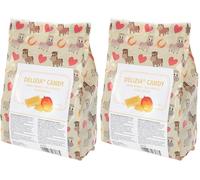 Delizia Candy Cubitos Premio Caballo, Miel/Mango, 2X 600g, Naturales