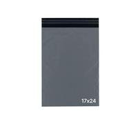 delka Bolsas de correo, bolsas de polietileno resistentes al desgarro para ropa, documentos, fuerte adhesivo autoadhesivo, impermeables y ligeras (17 x 24 pulgadas, 50 unidades)