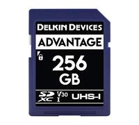 Delkin Devices 256GB Advantage SDXC Memory Card UHS-I (U3/V30) - High Speed SD Card 256GB for Cameras | Memory Cards for Cameras with 4K UHD, Full HD, Shock/Water/X-Ray Proof