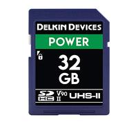 Delkin Devices Power SDHC UHS-II (U3/V90) - Tarjeta de memoria (32 GB)