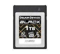Delkin Devices Tarjeta de memoria negra CFexpress™ tipo B 4.0 VPG400 de 1 TB, rendimiento de alta velocidad para fotografía y videografía profesional (1 TB)
