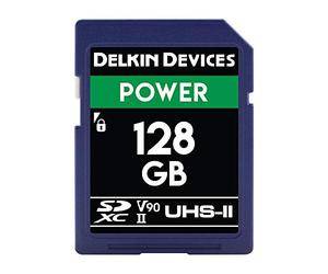 Delkin Devices Tarjeta de Memoria Power SDXC UHS-II (U3/V90) de 128 GB