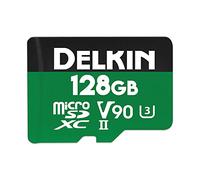 Delkin Dispositivos 128GB Power microSDXC UHS-II (V90) Tarjeta de Memoria