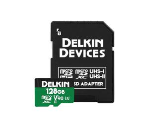 Delkin Dispositivos 128GB Power microSDXC UHS-II (V90) Tarjeta de Memoria