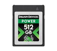 Delkin Power - Tarjeta de Memoria CFexpress Tipo B 4.0 para cámaras Digitales, Ideal para Transferencia rápida de imágenes y Videos para Almacenamiento, Almacenamiento de Tarjetas de Memoria (512 GB)
