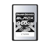 Delkin Devices Tarjeta de memoria CFexpress tipo A negra de 960 GB, hasta 1830 MB/s de lectura, velocidades de escritura de 1740 MB/s para video 8K, 6K y 4K, VPG200