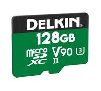 Delkin Tarjeta de memoria microSD POWER UHS-II (V90) 128 GB