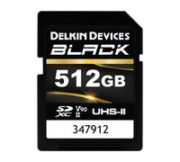 Delkin Tarjeta SD UHS-II reforzada NEGRA (V90) 512 GB
