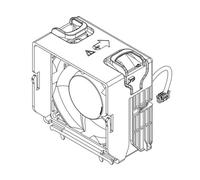 DELL 121-BBBX sistema de refrigeración para ordenador Carcasa del ordenador Ventilador