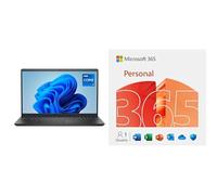 DELL 15 Ordenador Portátil DC15250, 15,6" FHD 120Hz Antirreflejos, Intel Core i7-1355U, 16GB RAM, 512GB SSD, Windows 11 Home, Negro (Cargador Vendido por Separado), Microsoft 365 Personal 12M incluido