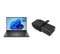 Dell 16 Ordenador Portátil DC16250, 16" 2K WVA Antirreflejos 16:10, Intel Core 7 150U, 16GB RAM, 1TB SSD, Intel UHD, W11H, QWERTY Español, Negro Carbón 65W USB-C AC Adapter with Power Cord