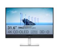 Dell 32 Plus Monitor - S3225QC, 4K UHD (3840x2160), 120Hz, QD OLED, 0.03ms, AMD FreeSync Premium Pro, HDR True Black 400, Dolby Vision, Altavoces Integrados, 3 USB-C, HDMI, 3 Años de Garantía