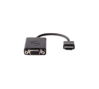 DELL - 492-11682 adaptador de cable de vídeo VGA (D-Sub) HDMI tipo A (Estándar) Negro