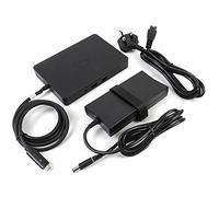 Dell Estación de Acoplamiento WD15 con Adaptador de Corriente de 130 W (renovada) Black